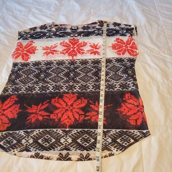 𝅺Sun and moon medium womens floral sheer blouse new without tags - Picture 6 of 8